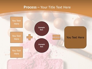 Eyeshadow Brown Pink PowerPoint Template
