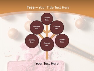 Eyeshadow Brown Pink PowerPoint Template