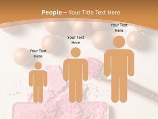 Eyeshadow Brown Pink PowerPoint Template