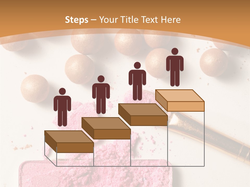 Eyeshadow Brown Pink PowerPoint Template