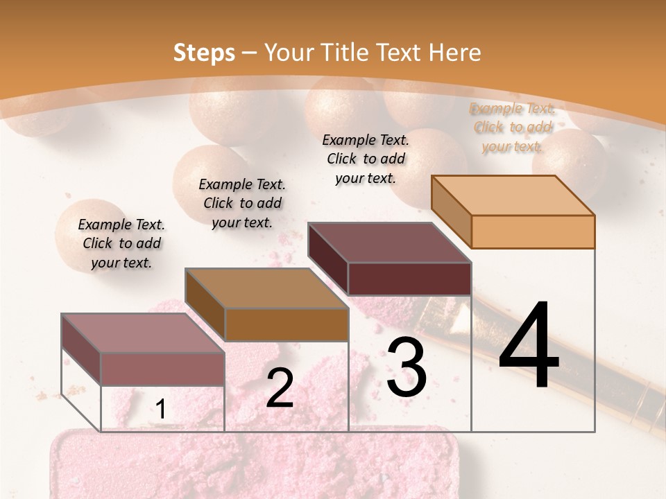 Eyeshadow Brown Pink PowerPoint Template