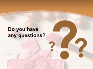 Eyeshadow Brown Pink PowerPoint Template