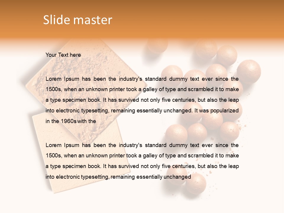 Treatment Beige Macro PowerPoint Template