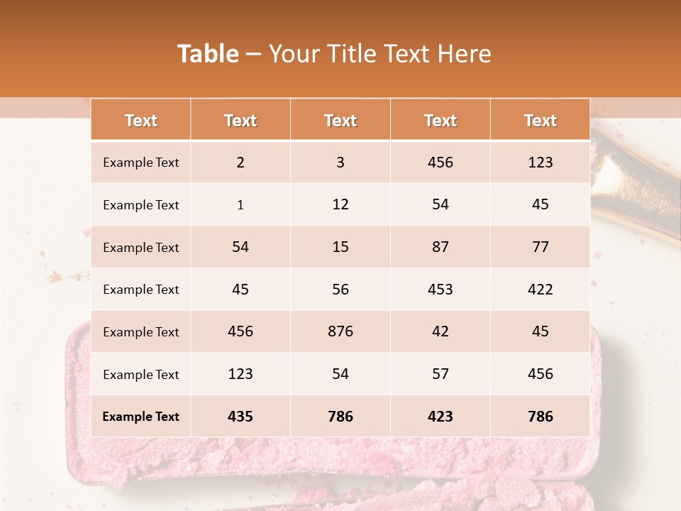 Hue Blush Natural PowerPoint Template