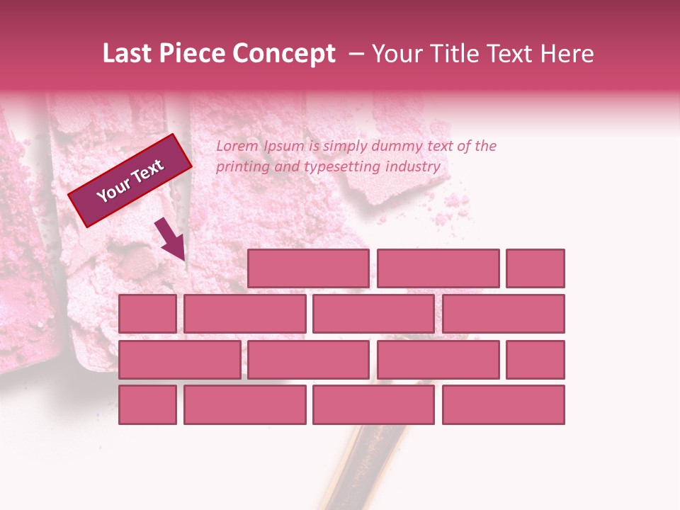 Nobody Face Brown PowerPoint Template