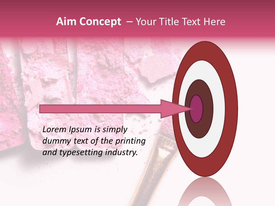 Nobody Face Brown PowerPoint Template