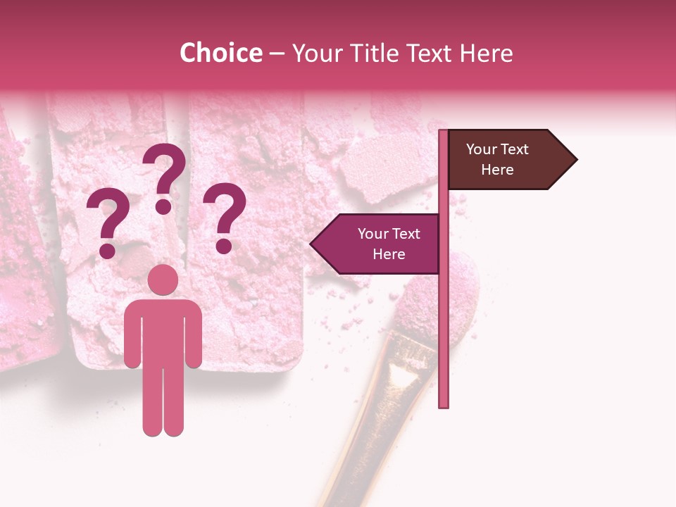 Nobody Face Brown PowerPoint Template