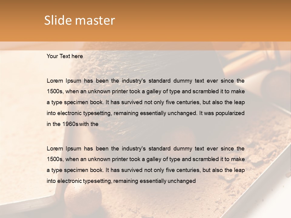 Closeup Pearl Make PowerPoint Template