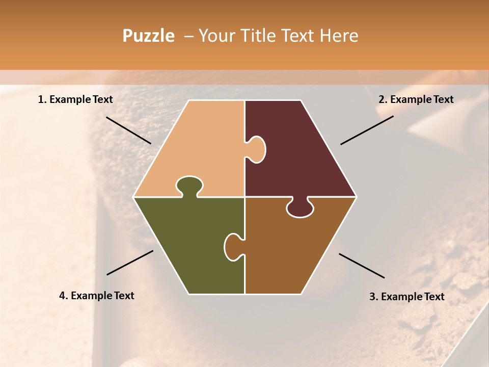 Mineral Beauty Beige PowerPoint Template