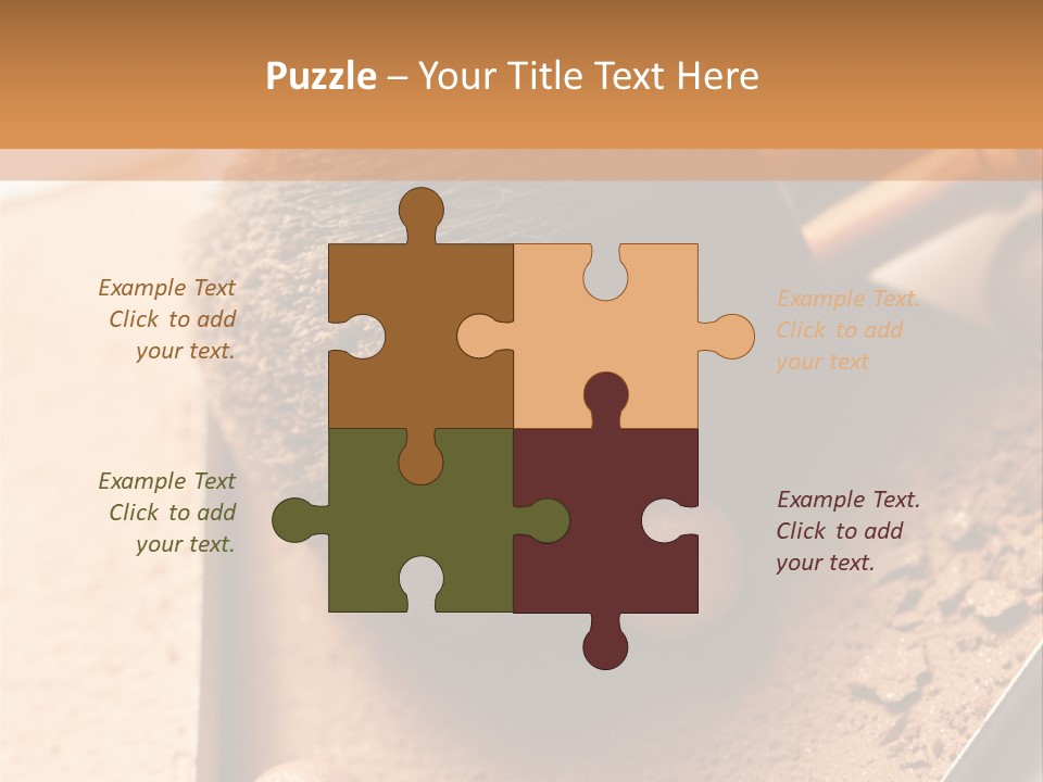 Mineral Beauty Beige PowerPoint Template