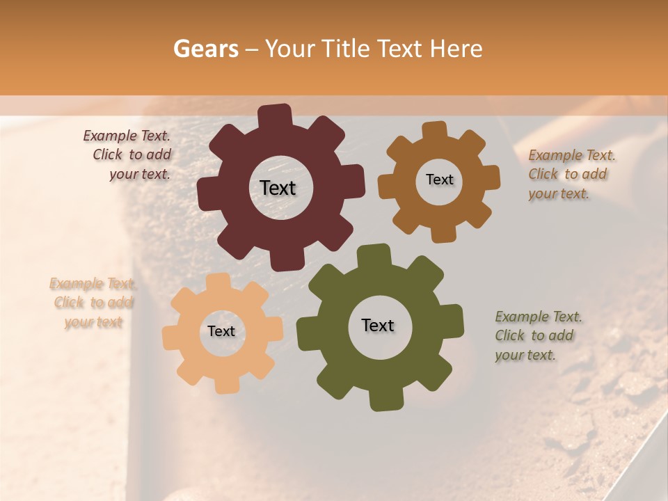 Mineral Beauty Beige PowerPoint Template