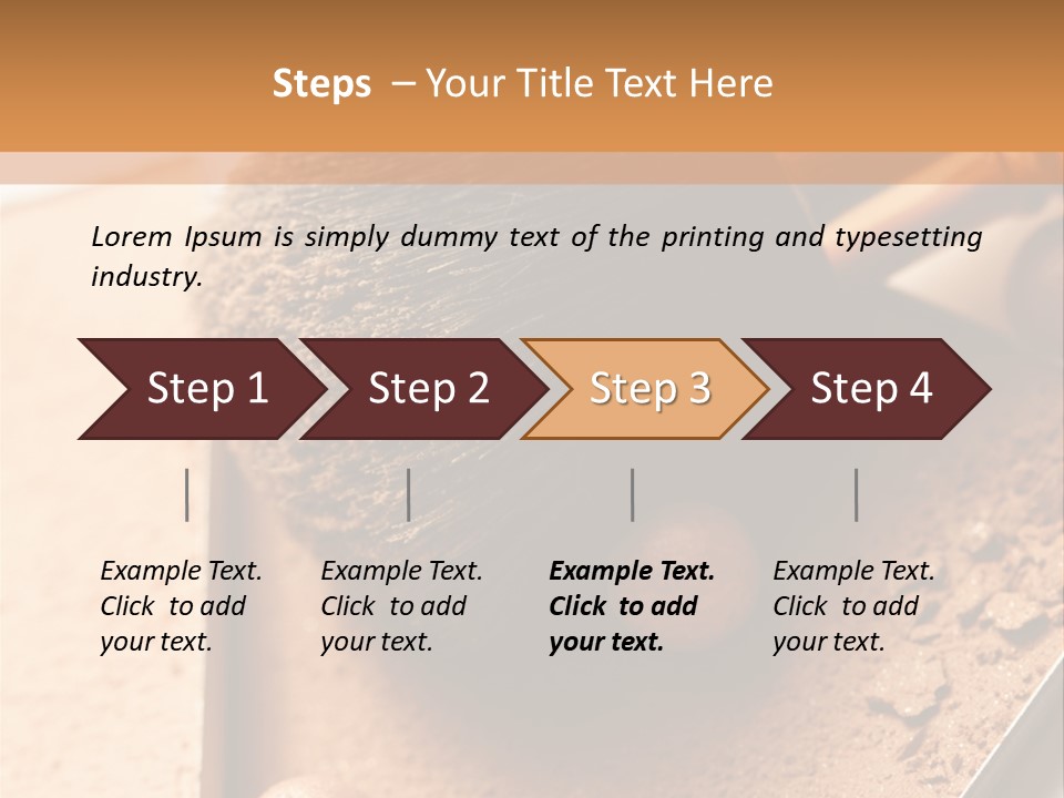 Mineral Beauty Beige PowerPoint Template