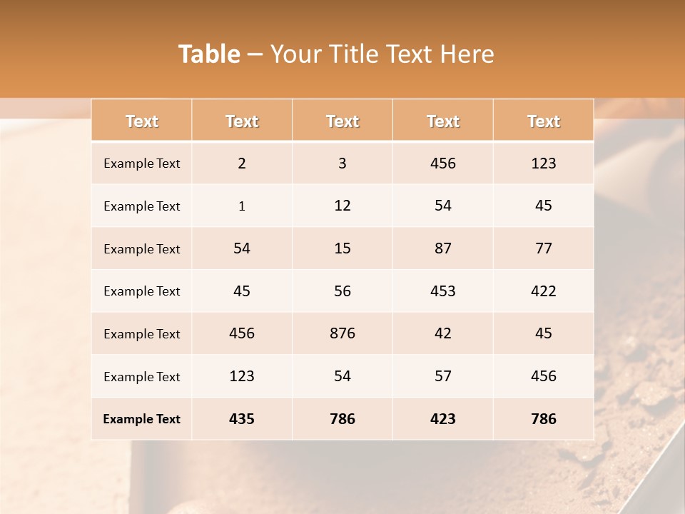 Mineral Beauty Beige PowerPoint Template