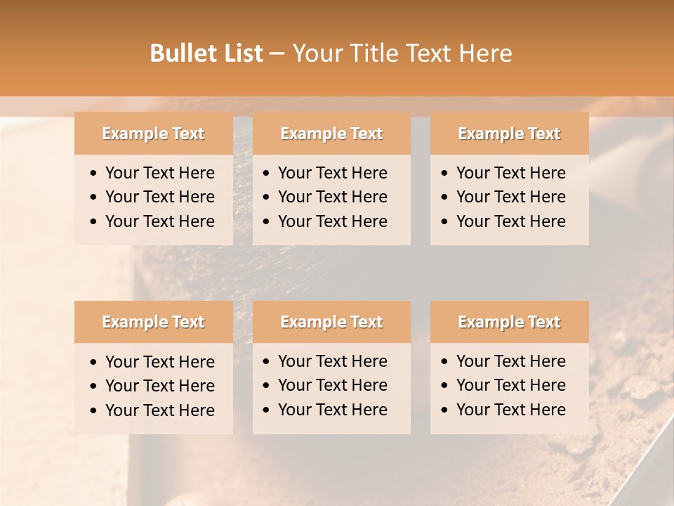 Mineral Beauty Beige PowerPoint Template