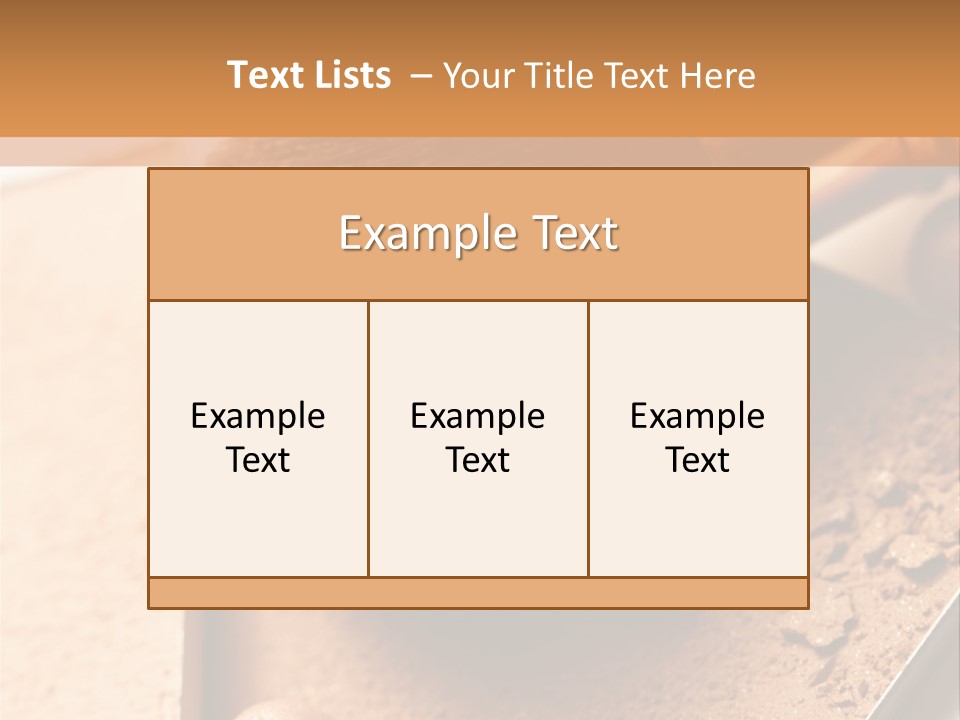 Mineral Beauty Beige PowerPoint Template