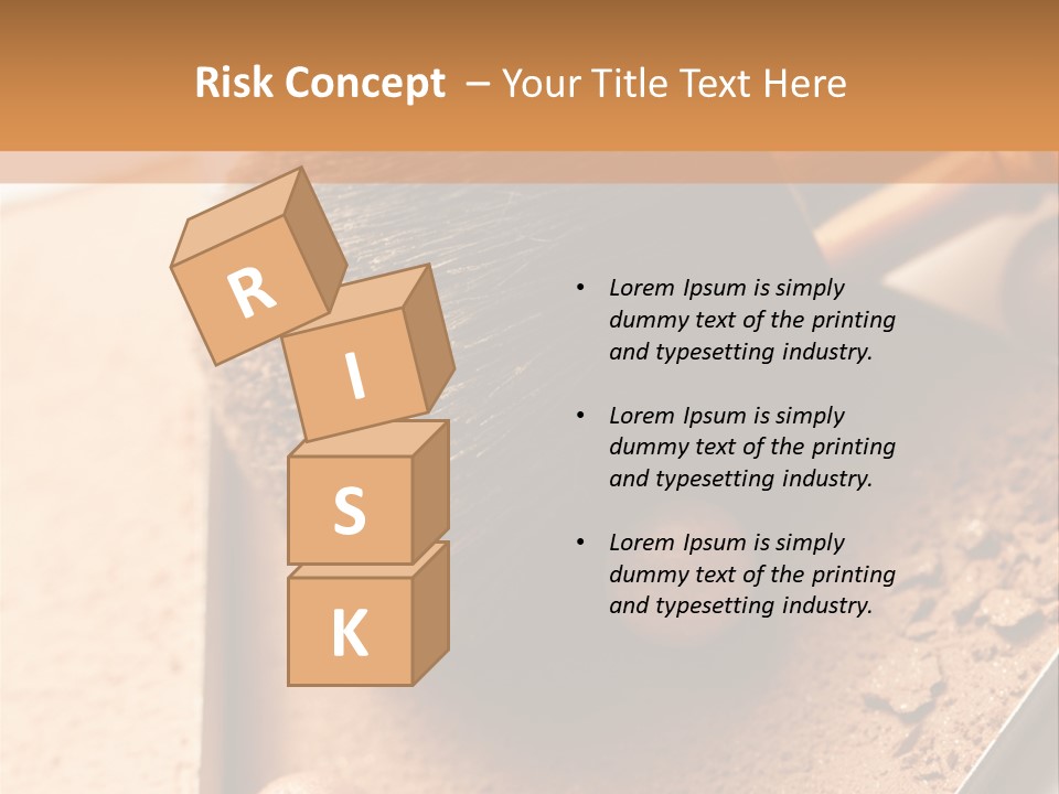 Mineral Beauty Beige PowerPoint Template