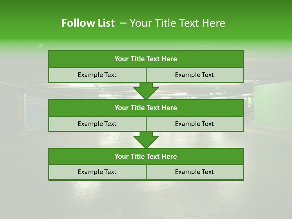 Indoors Gray Floor PowerPoint Template