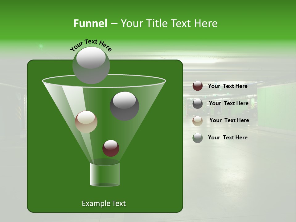 Indoors Gray Floor PowerPoint Template