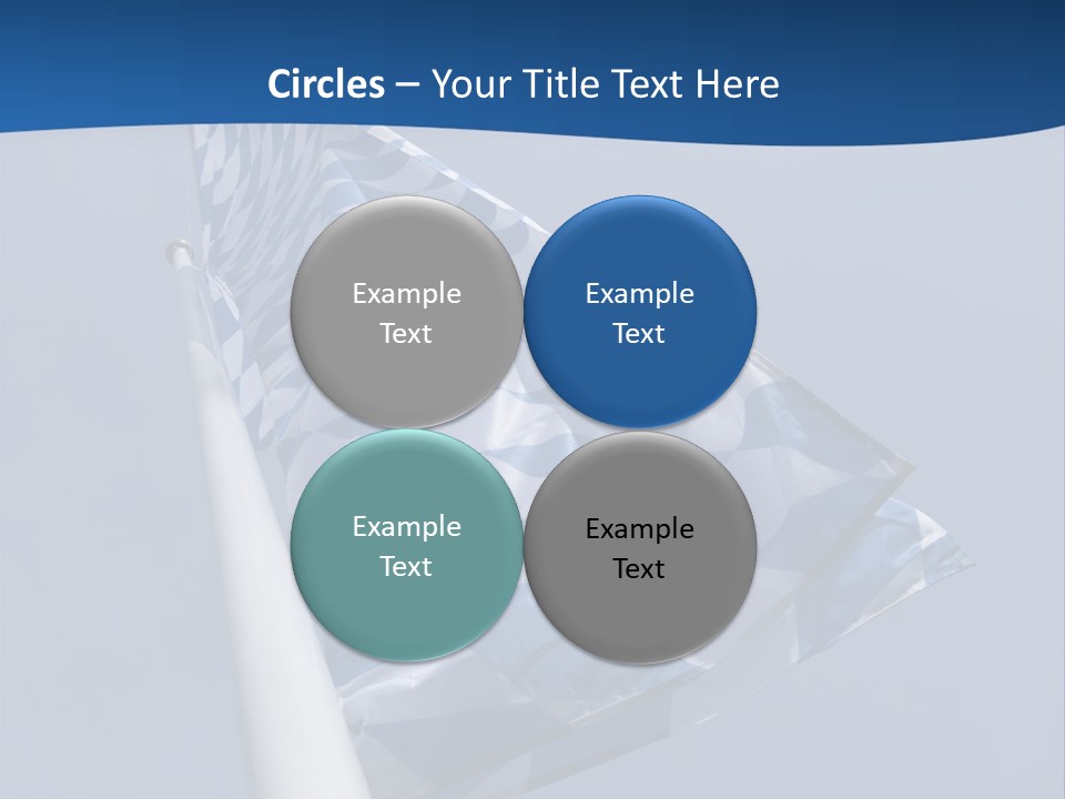 Blue Celebrate White PowerPoint Template