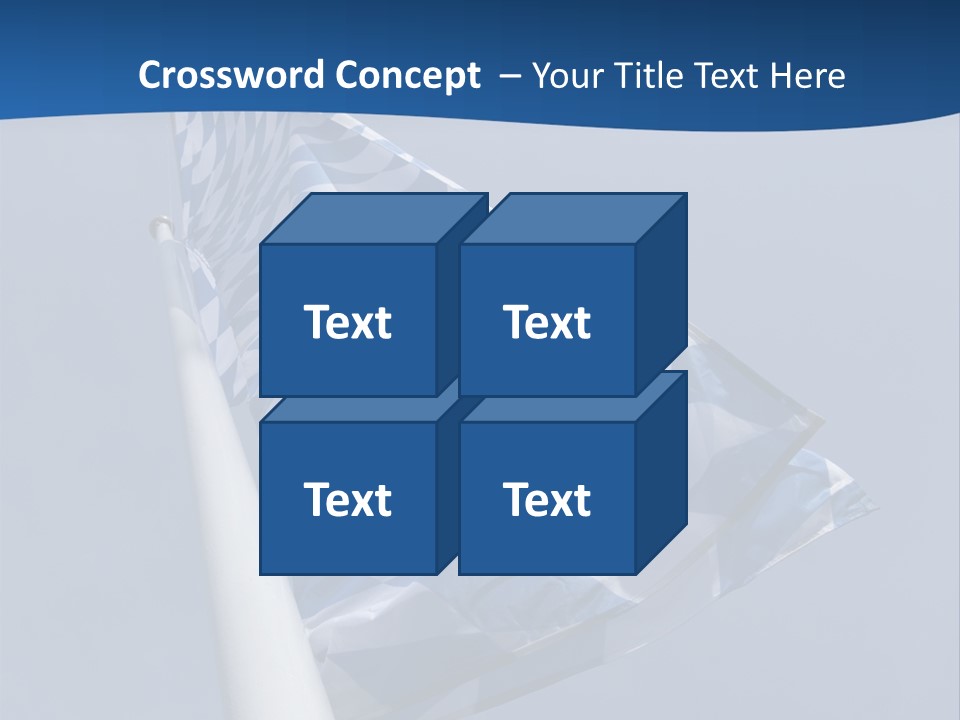 Blue Celebrate White PowerPoint Template