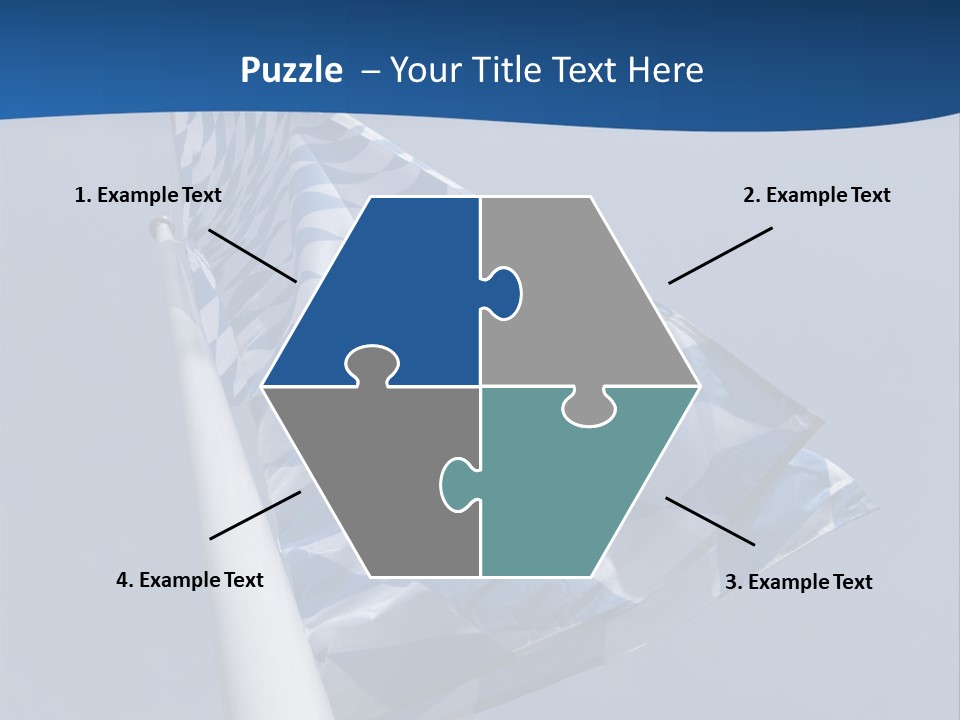 Blue Celebrate White PowerPoint Template