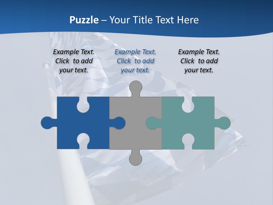 Blue Celebrate White PowerPoint Template