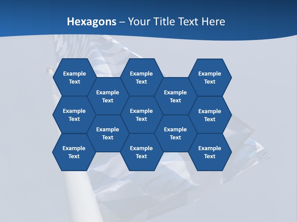 Blue Celebrate White PowerPoint Template