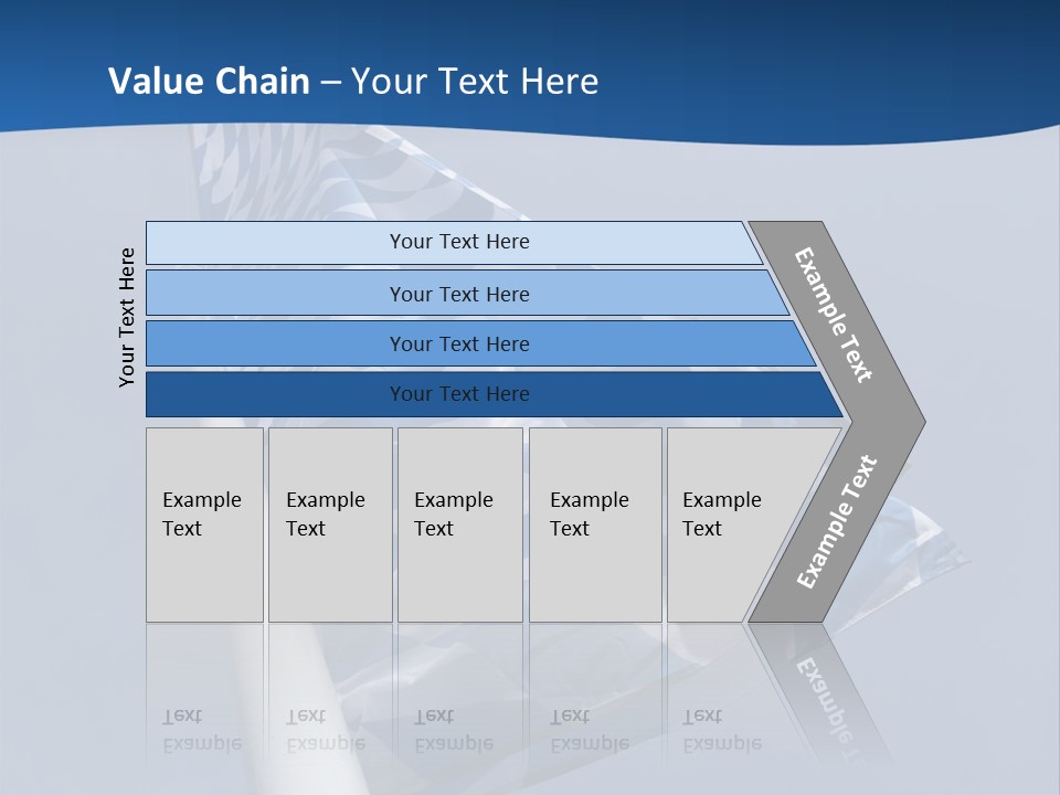Blue Celebrate White PowerPoint Template