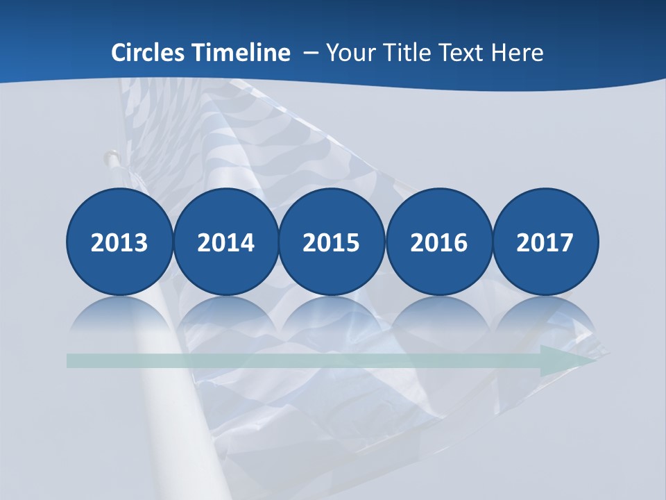 Blue Celebrate White PowerPoint Template