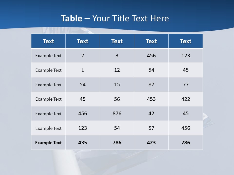 Blue Celebrate White PowerPoint Template