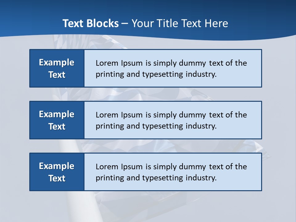 Blue Celebrate White PowerPoint Template