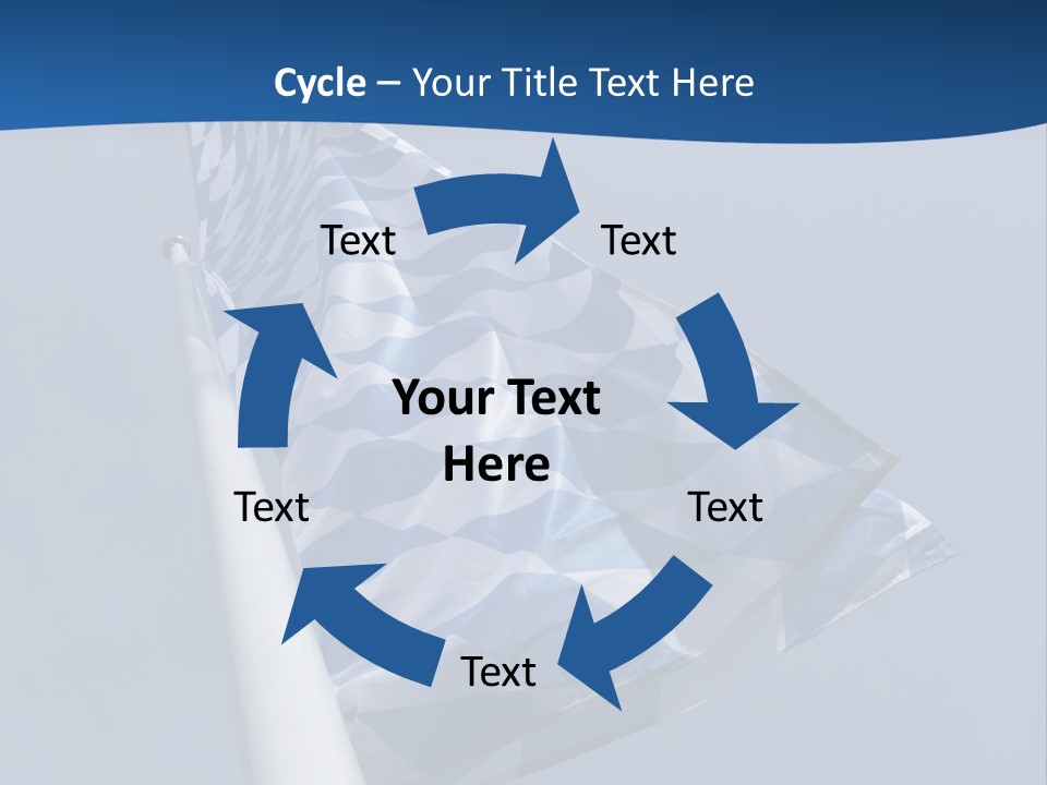 Blue Celebrate White PowerPoint Template