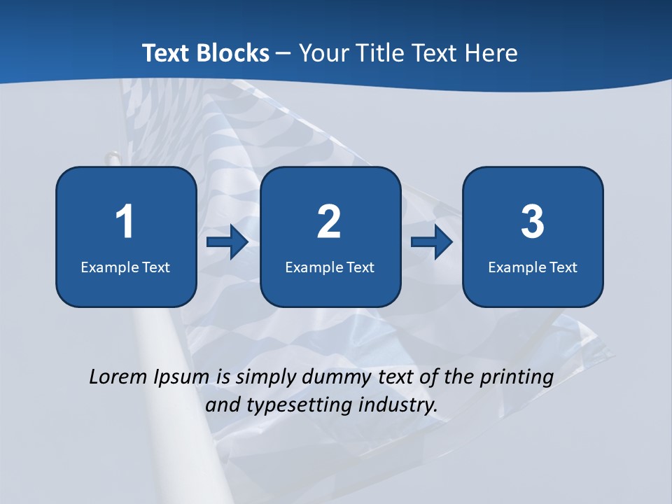 Blue Celebrate White PowerPoint Template