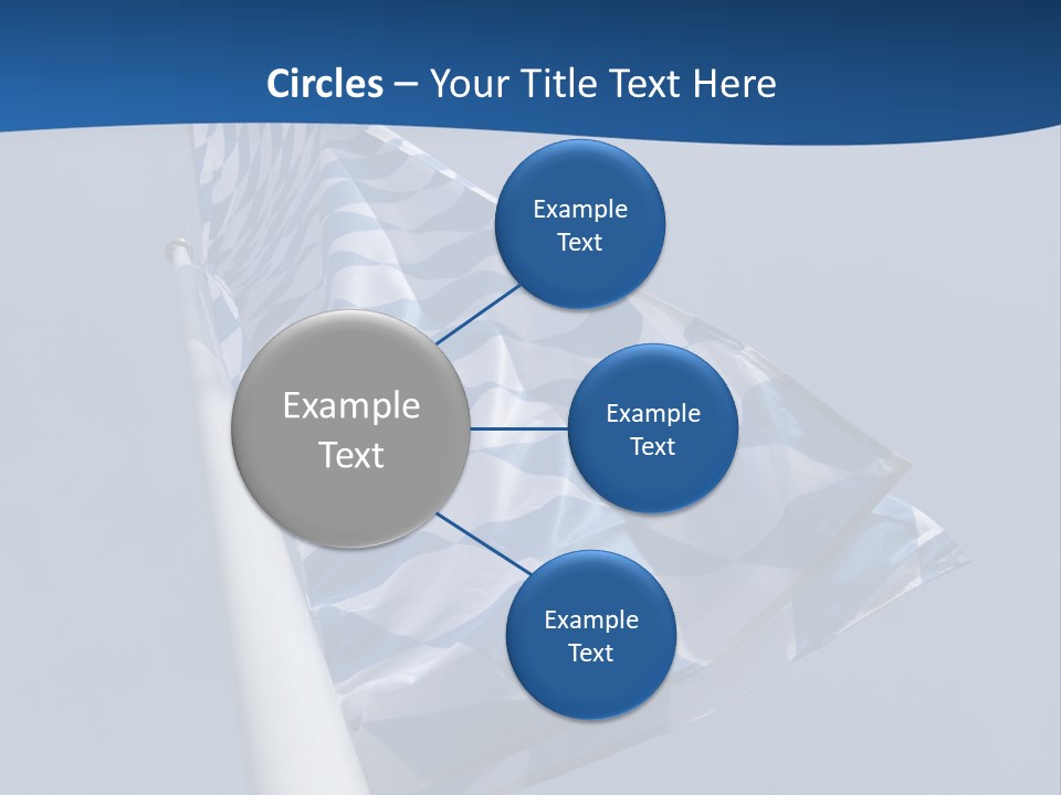 Blue Celebrate White PowerPoint Template