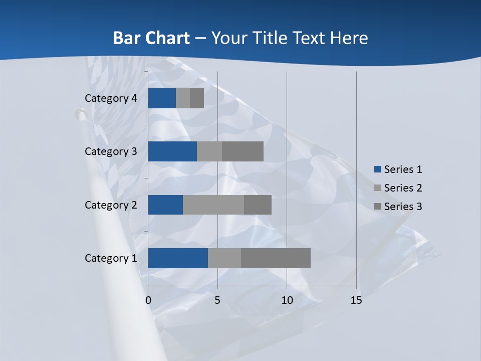 Blue Celebrate White PowerPoint Template