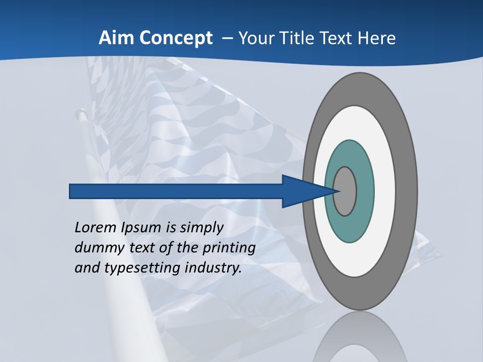 Blue Celebrate White PowerPoint Template