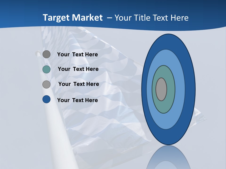 Blue Celebrate White PowerPoint Template