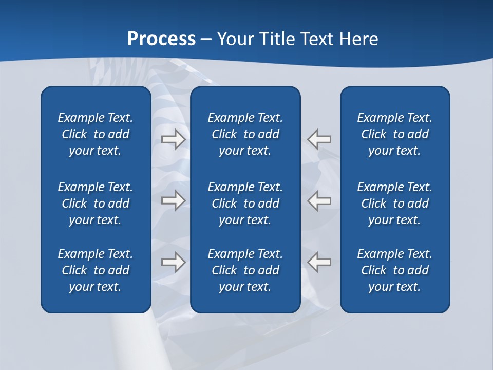 Blue Celebrate White PowerPoint Template
