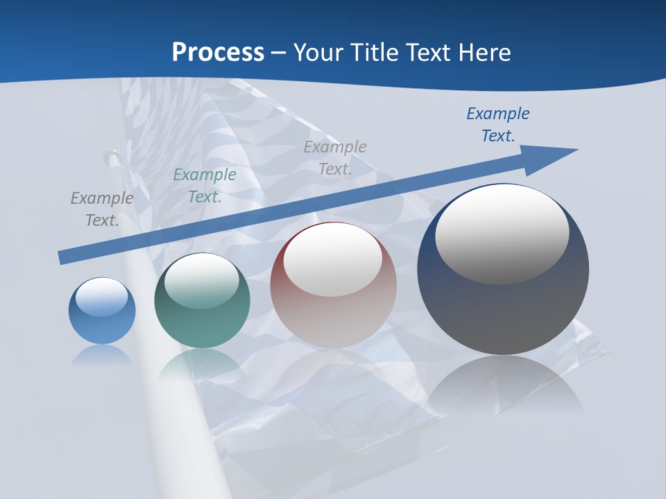 Blue Celebrate White PowerPoint Template