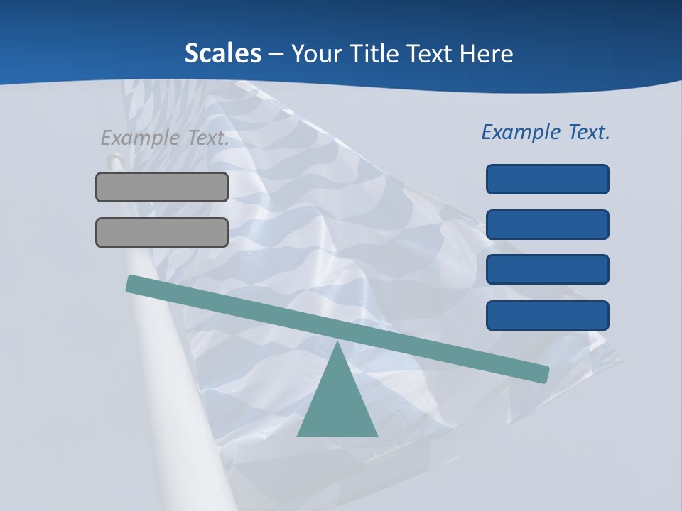 Blue Celebrate White PowerPoint Template