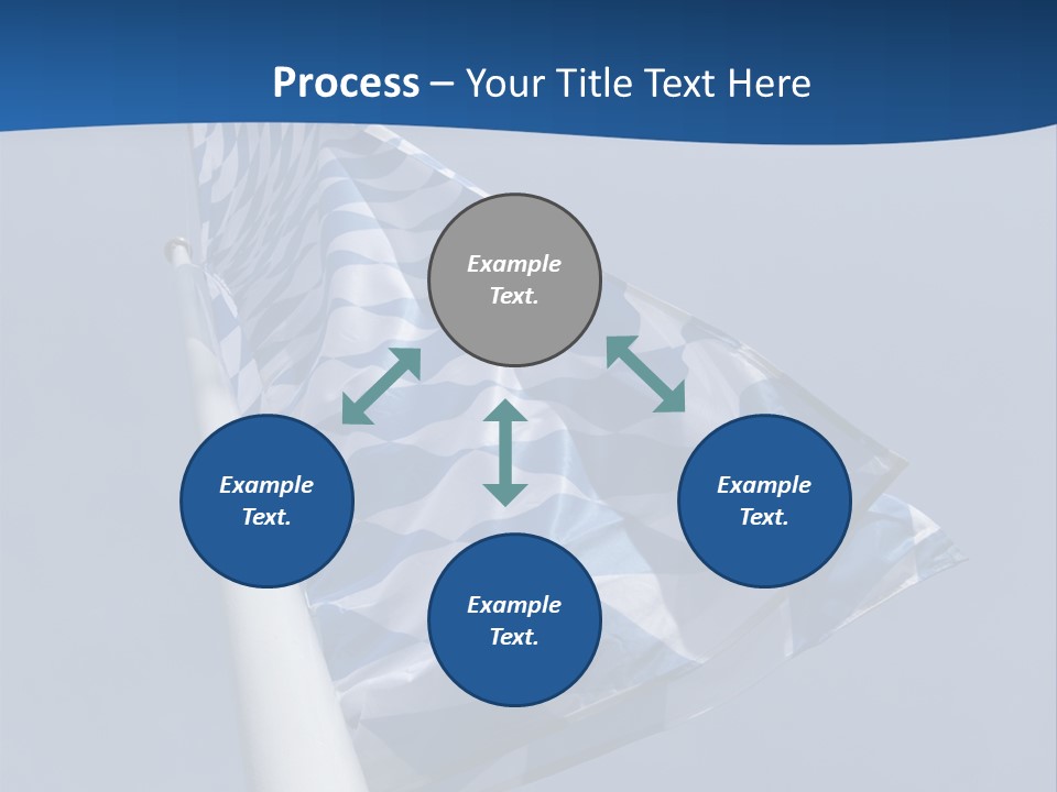 Blue Celebrate White PowerPoint Template