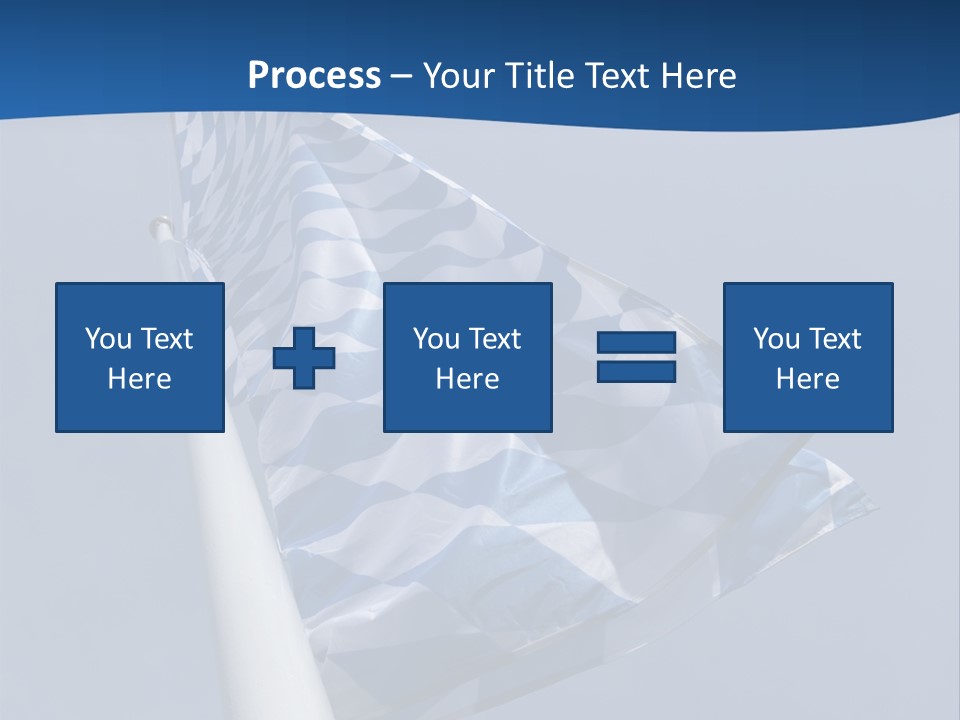 Blue Celebrate White PowerPoint Template