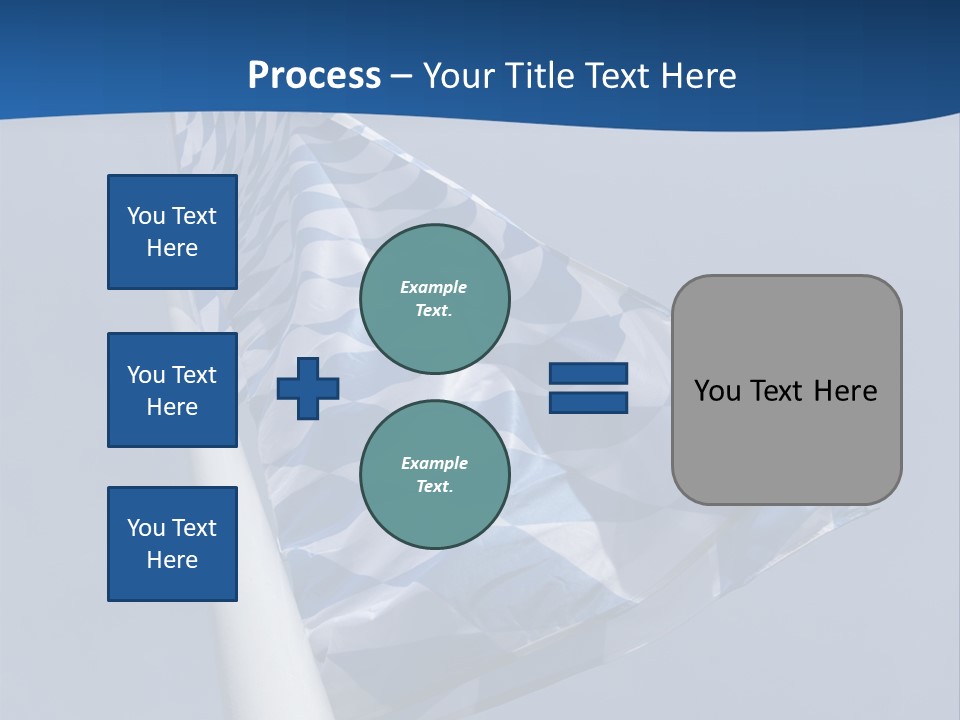 Blue Celebrate White PowerPoint Template