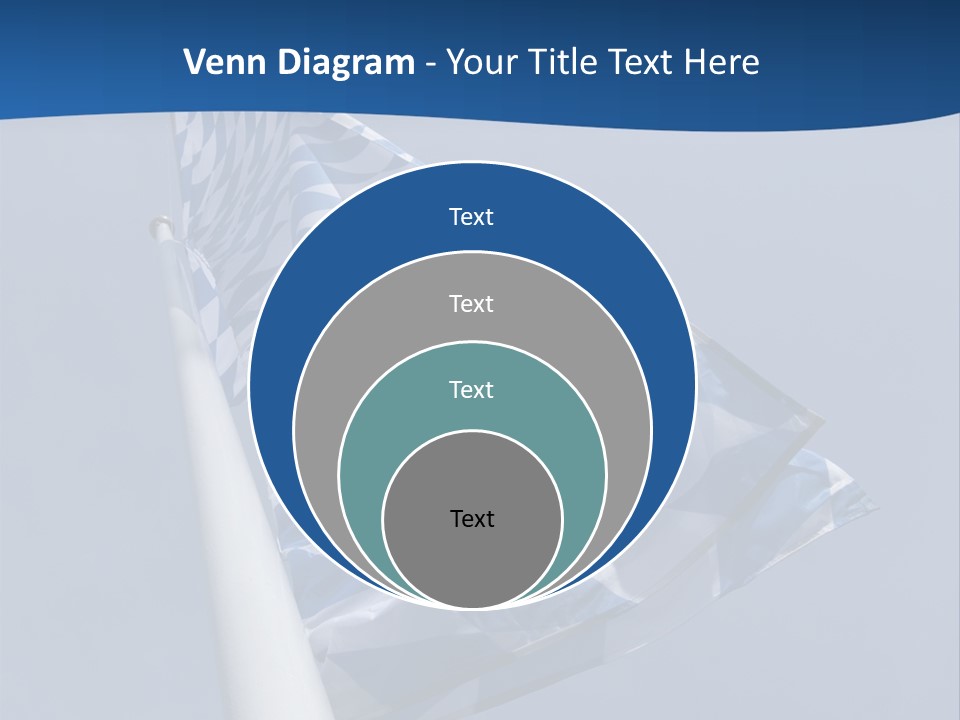 Blue Celebrate White PowerPoint Template