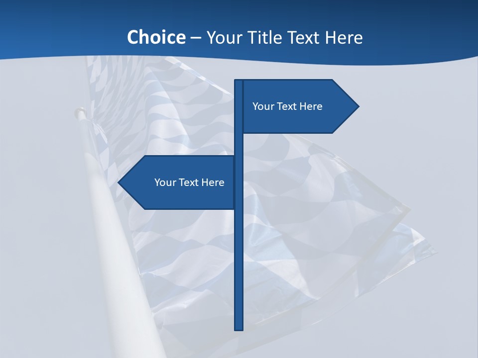Blue Celebrate White PowerPoint Template