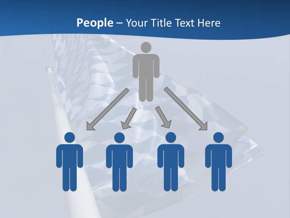 Blue Celebrate White PowerPoint Template