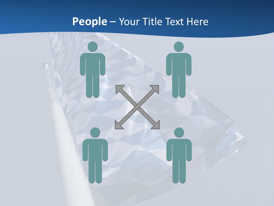 Blue Celebrate White PowerPoint Template