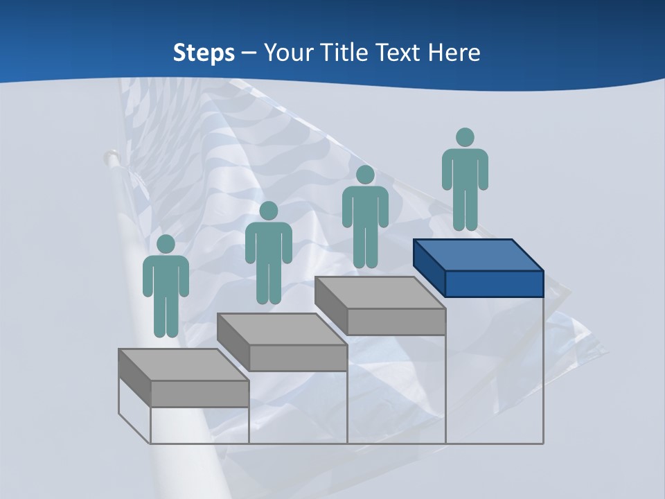 Blue Celebrate White PowerPoint Template