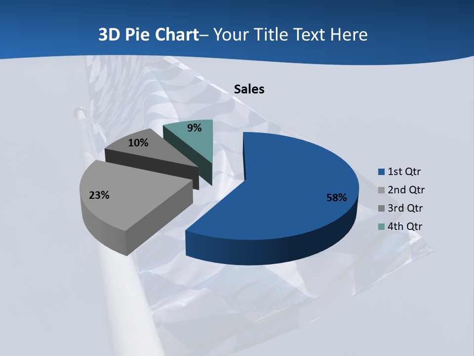 Blue Celebrate White PowerPoint Template
