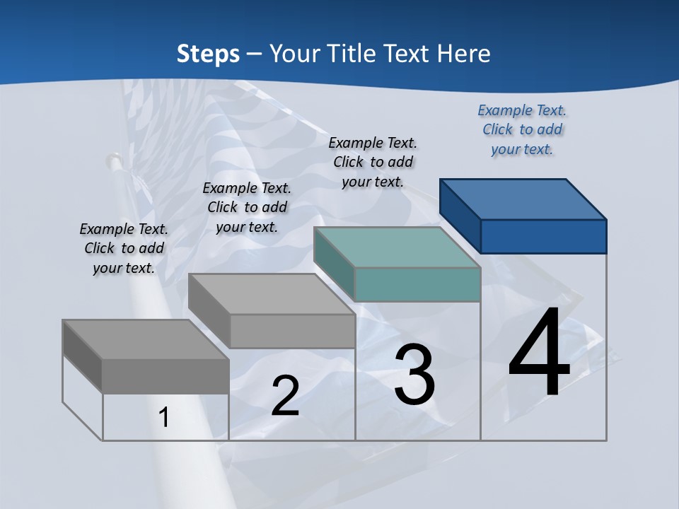 Blue Celebrate White PowerPoint Template
